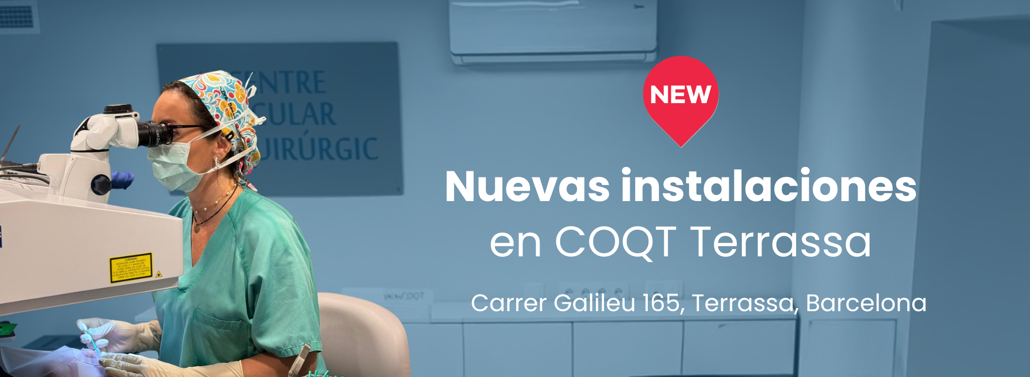 Imagen de las nuevas instalaciones de nuestro de oftalmología en Terrassa.